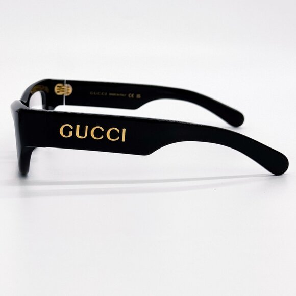 NEW GUCCI EYEGLASSES GG1297O 001 BLACK MEN EYEWEAR GUCCI - Picture 8 of 12
